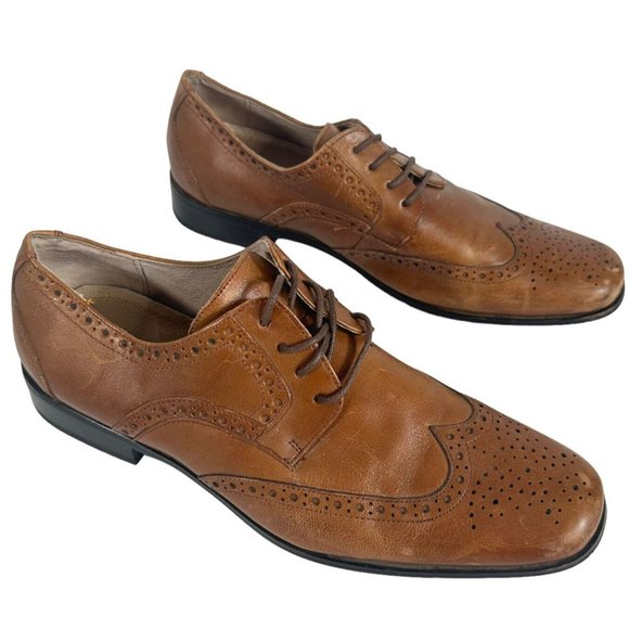 Stacy Adams Other - Stacy Adams Mens Dress Shoes Size 7.5M Leather Upper & Linings 24738-221 Brown